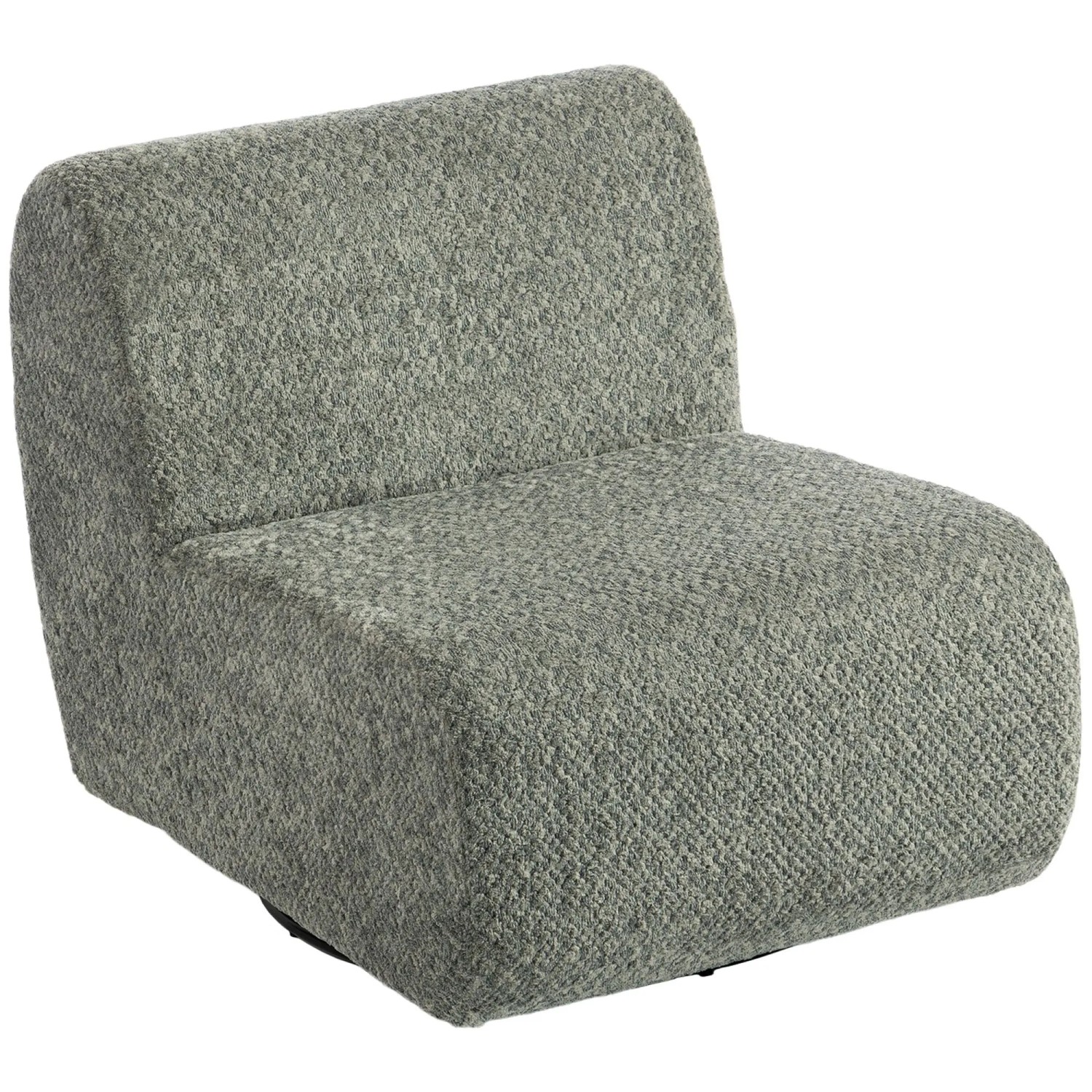 HOMCOM Sessel Chenille 70 x 90 x 70 cm Grau