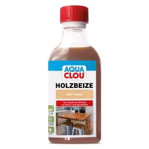 Aqua Clou Holzbeize Kiefer, 250ml Flasche für intensive Holztönung.