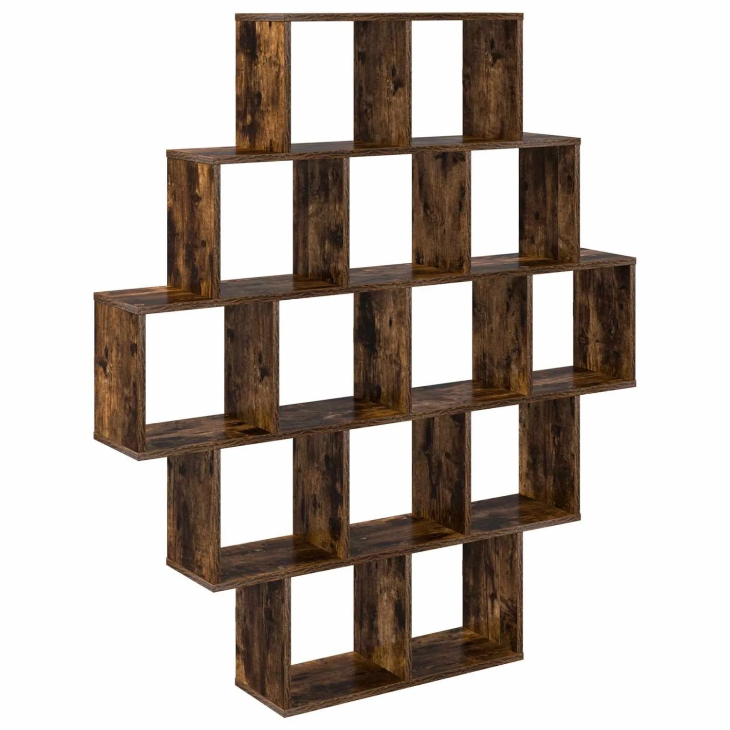 vidaXL Wandregal Raucheiche 120 x 20 x 136 cm Holzwerkstoff 8012160