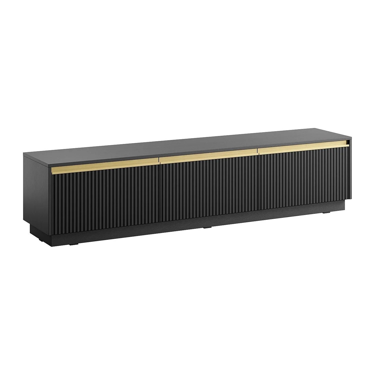 Vente-unique Tv-Hängeschrank Posinia Schwarz 181.5 cm