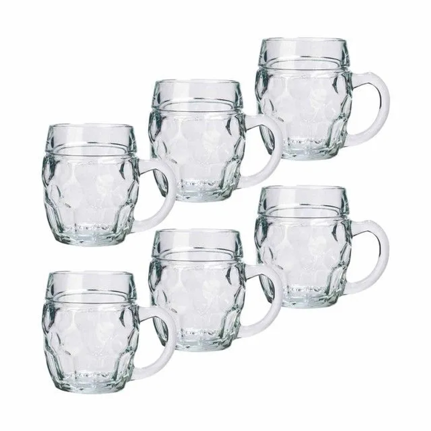 Stölzle Lausitz Oberglas Tübinger Bierkrug 0,3, 6er Set