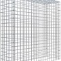 Gabiona Anbaukorb 100x100x30cm, Maschenweite 5x5cm, aus galvanisiertem Drahtgitter.