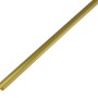 U-Profil aus Messing, 6x6x1000 mm, ideal für Baukonstruktionen und Maschinen.