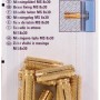 Fischer Messingdübel MS 8x28 K, 10 Stück, für sichere Befestigungen in Vollbaustoffen.