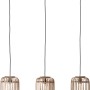 Brilliant Pendelleuchte Woodrow, 3-flammig, hellbraun. Hängeleuchte aus Holz und Metall.