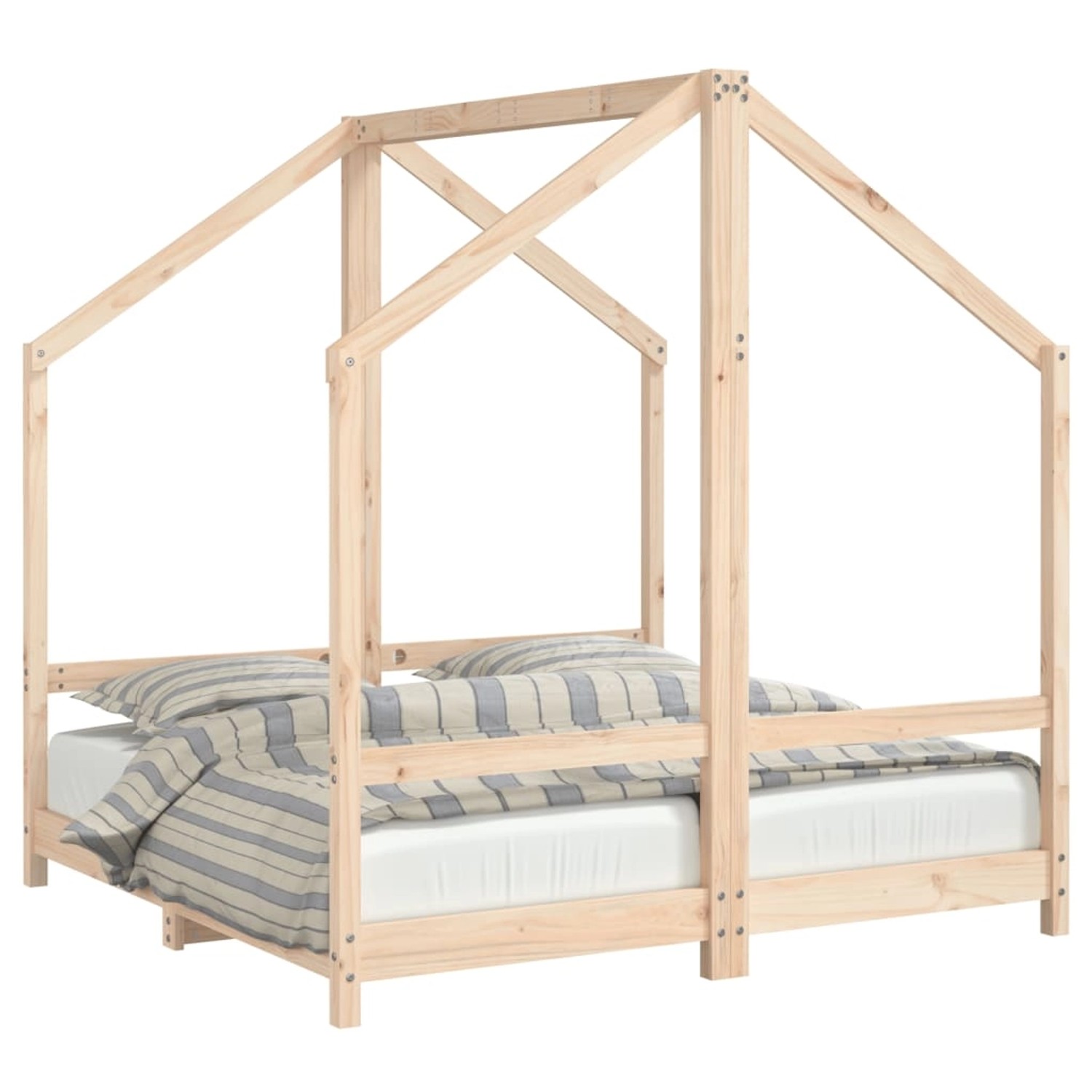vidaXL Kinderbett 2x 70x140 cm Massivholz Kiefer 3200592 günstig online kaufen
