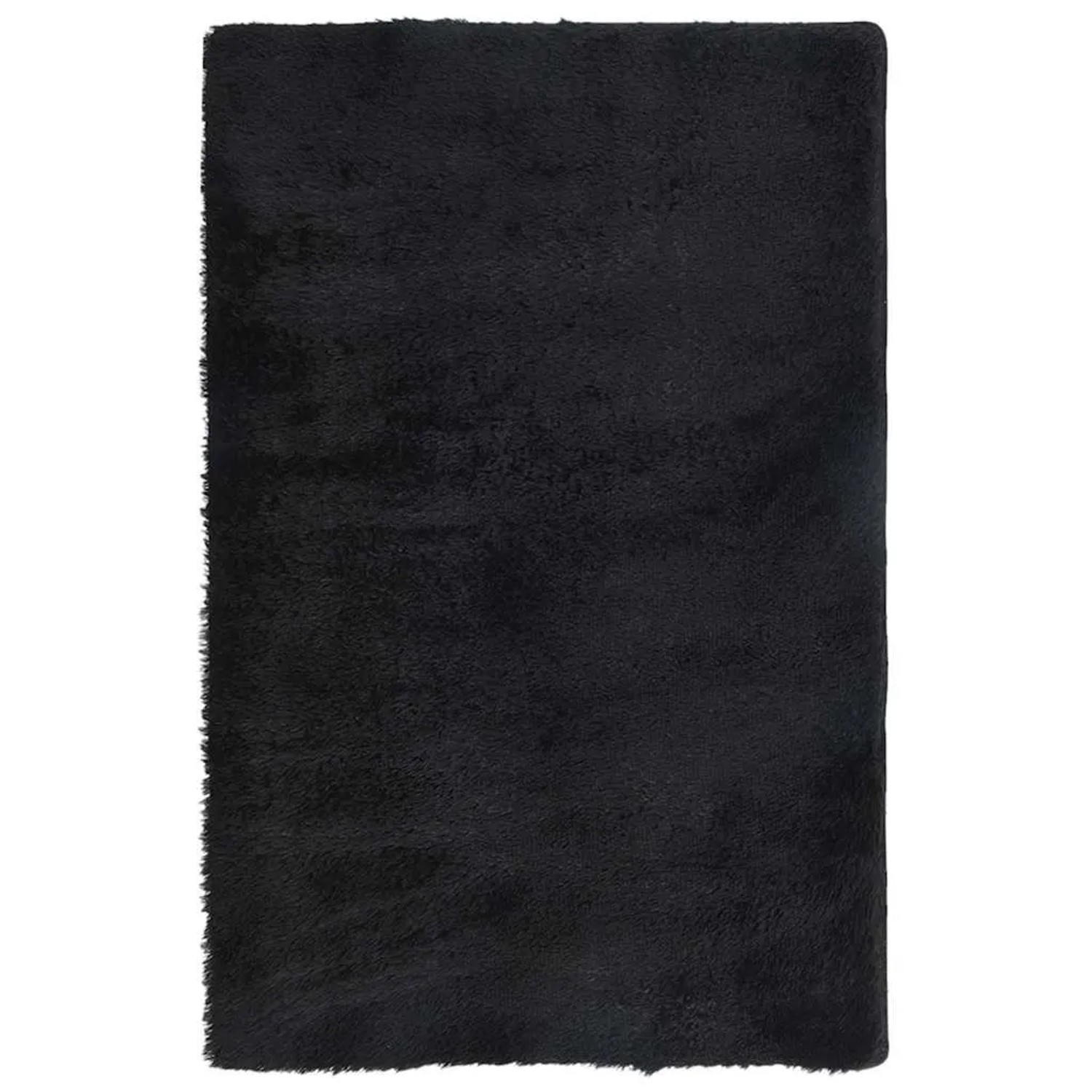 vidaXL Teppich Shaggy Hochflor NAVARRA Schwarz 130x200 cm Polyester 4102830 günstig online kaufen