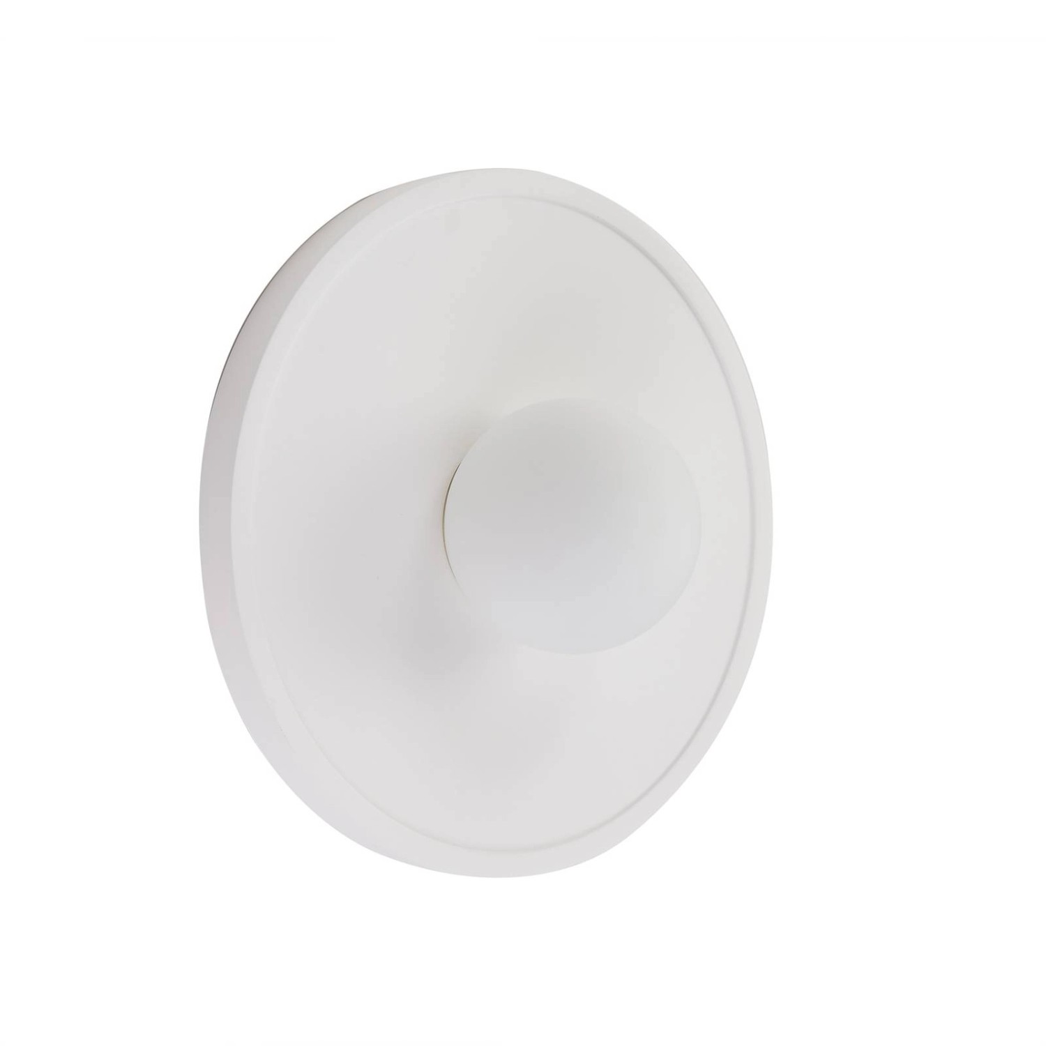 Lindby Wandleuchte Wandlampe Innen Nielson 10031096 Modern in Weiß aus GipsTon 1-flammig E27 Wohnzimmerleuchte