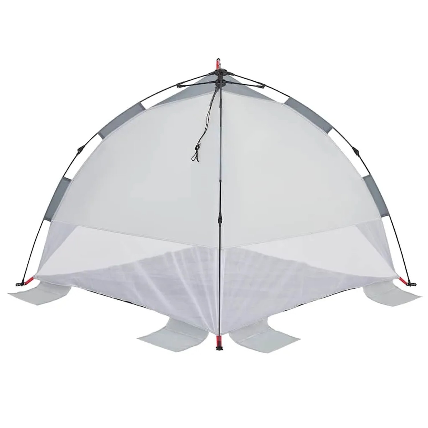 vidaXL Strandzelt Grau Quick Release Wasserdicht 4004154_6
