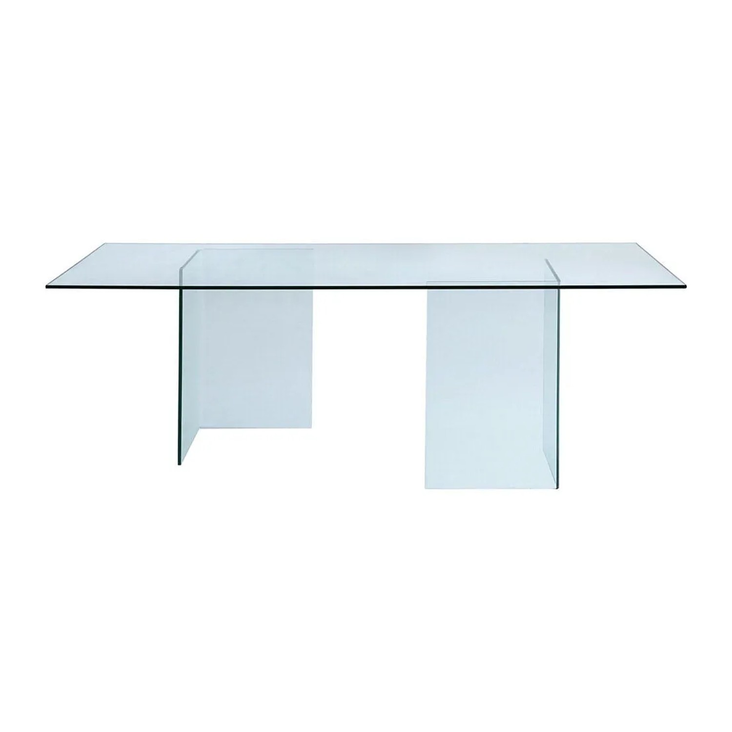 Vente-unique Esstisch Coledon Transparent 210 cm