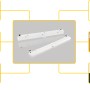 Schellenberg Universal-Fensterlüfter Starterset Weiß für stetige Luftzirkulation.