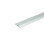 Döllken Ausgleichsprofil, 1800 mm, silbernes Aluminiumprofil für Laminat und Parkett.