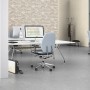 Rasch Vliestapete Factory IV, 429213, Uni Offwhite im modernen Büro.