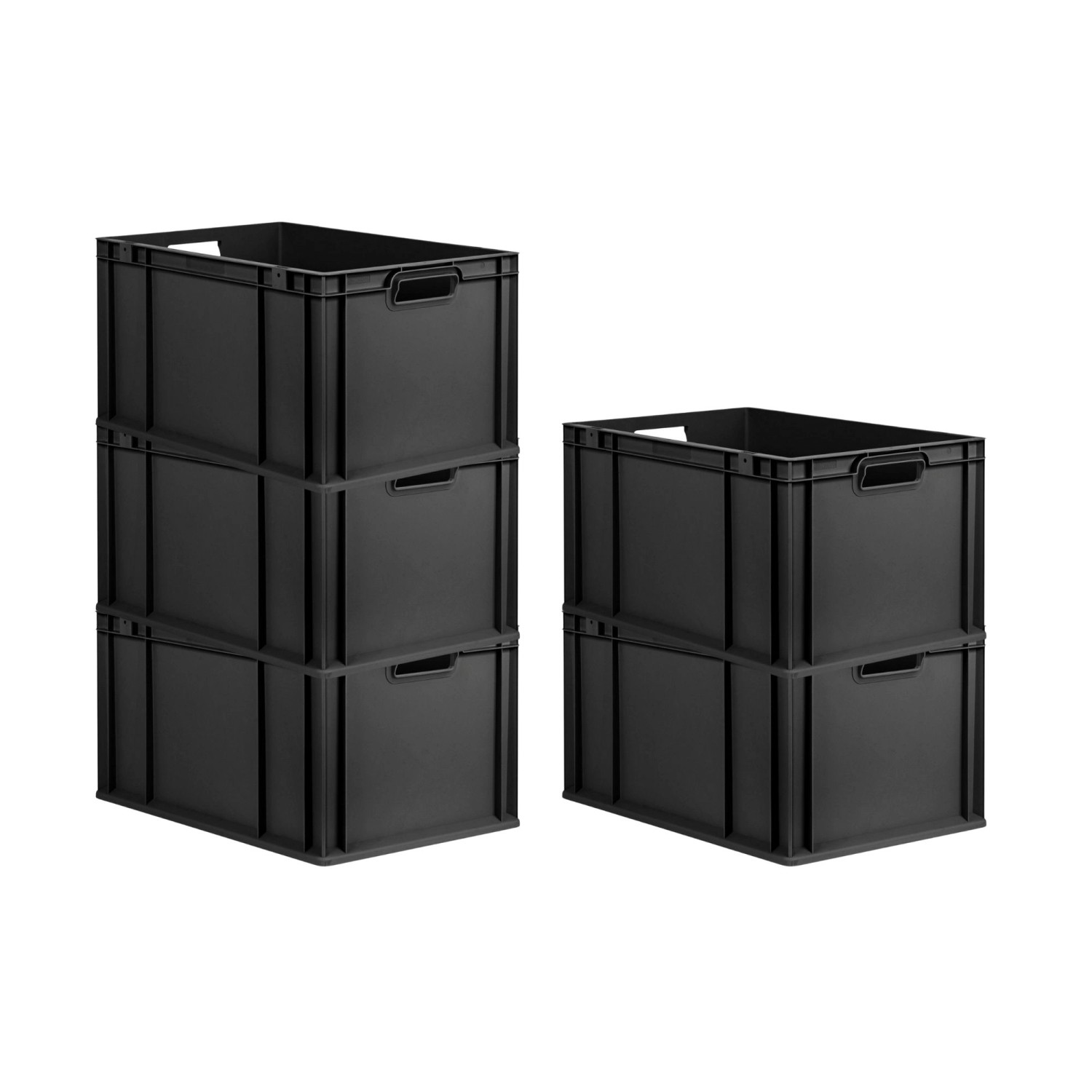 PROREGAL SparSet 5x Eurobox Nextgen Grip HxBxT 32x40x60cm 65 Liter Griffe O günstig online kaufen