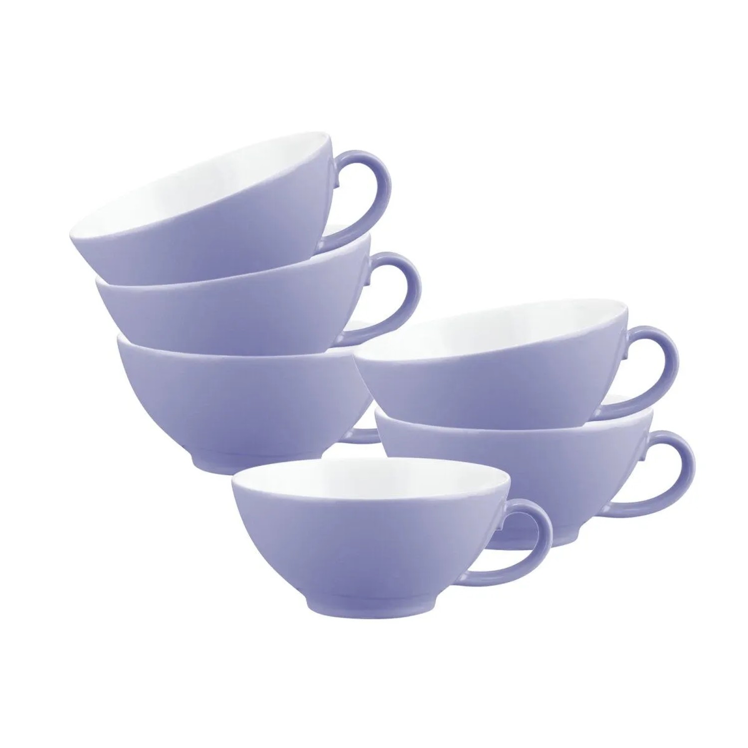Seltmann Weiden Liberty Pure Colors Teetasse 140 ml 6er Set Grape Purple