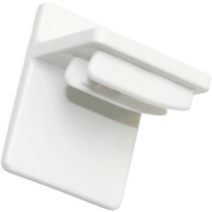 Weißer Schöner Wohnen Klebeträger für Plissees, einfache Montage ohne Bohren.