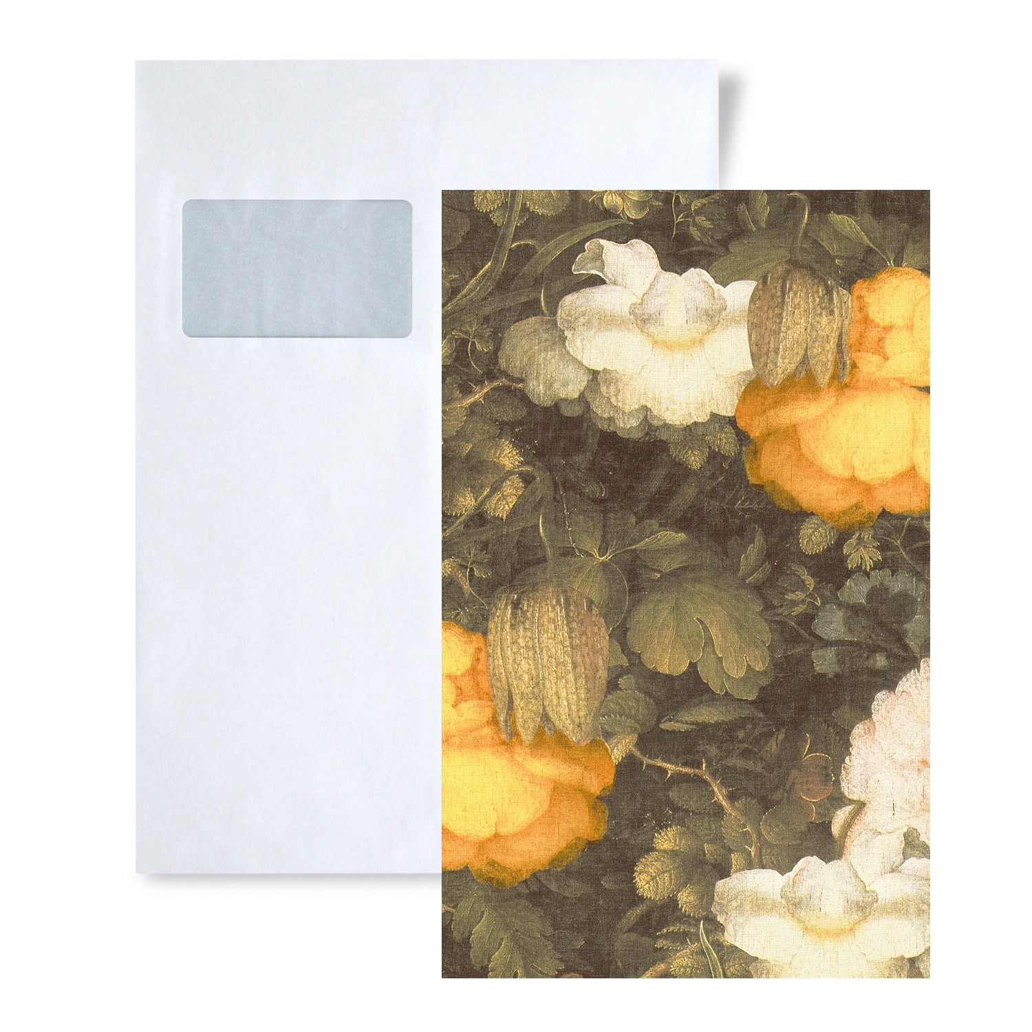 PROFHOME 1 MUSTERSTÜCK S-369211-GU DIN A4 MUSTER der Floral Tapete günstig online kaufen