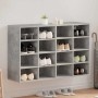 vidaXL Schuhschrank mit Regal Betongrau 103 x 30 x 67 cm Holzwerkstoff 808733_2