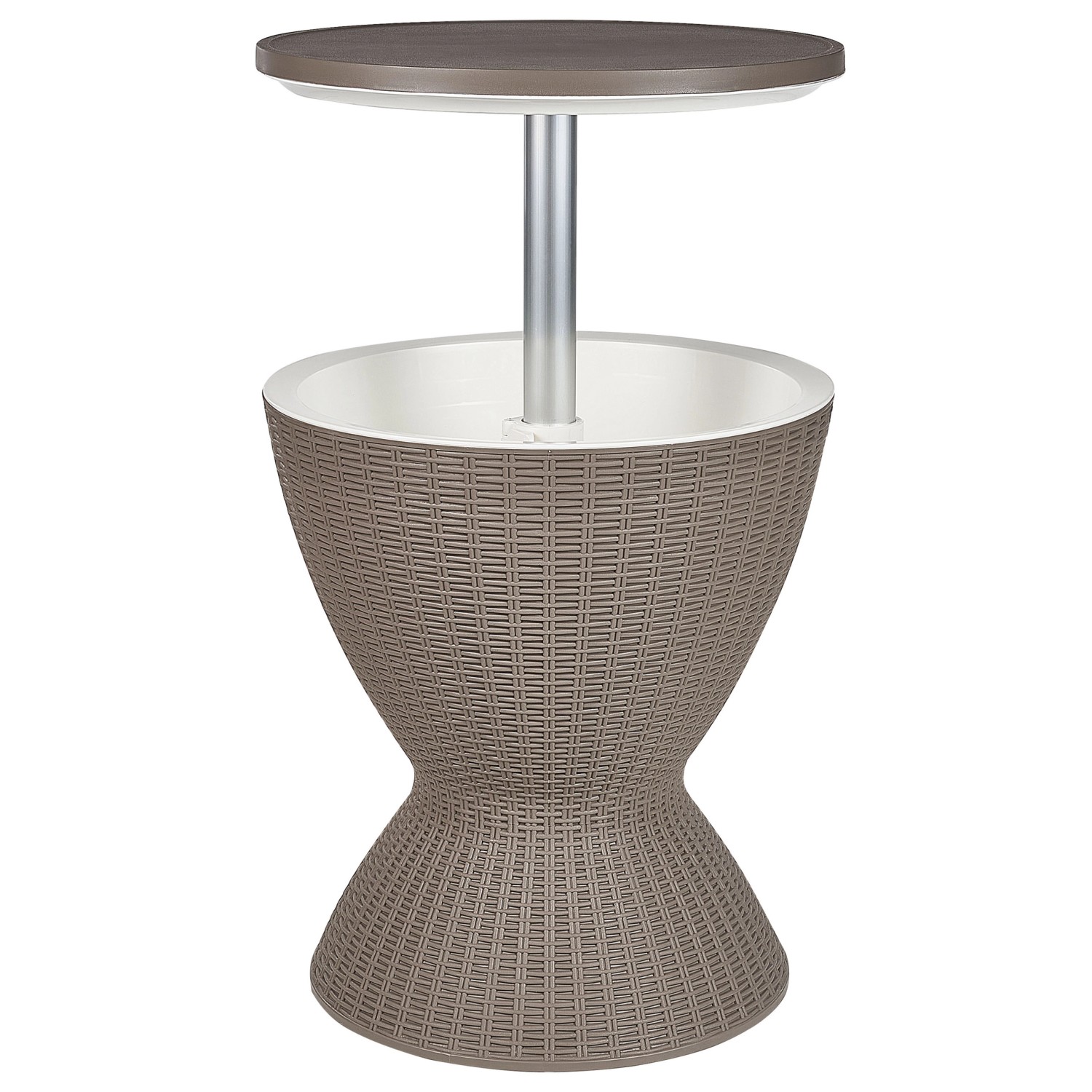 Beliani Gartentisch AISA Taupe 49x49x58 günstig online kaufen