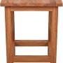 Garden Pleasure Universalhocker Max 1 aus Eiche, 40x30x30 cm, vielseitig als Blumenständer oder Sitzhocker nutzbar.