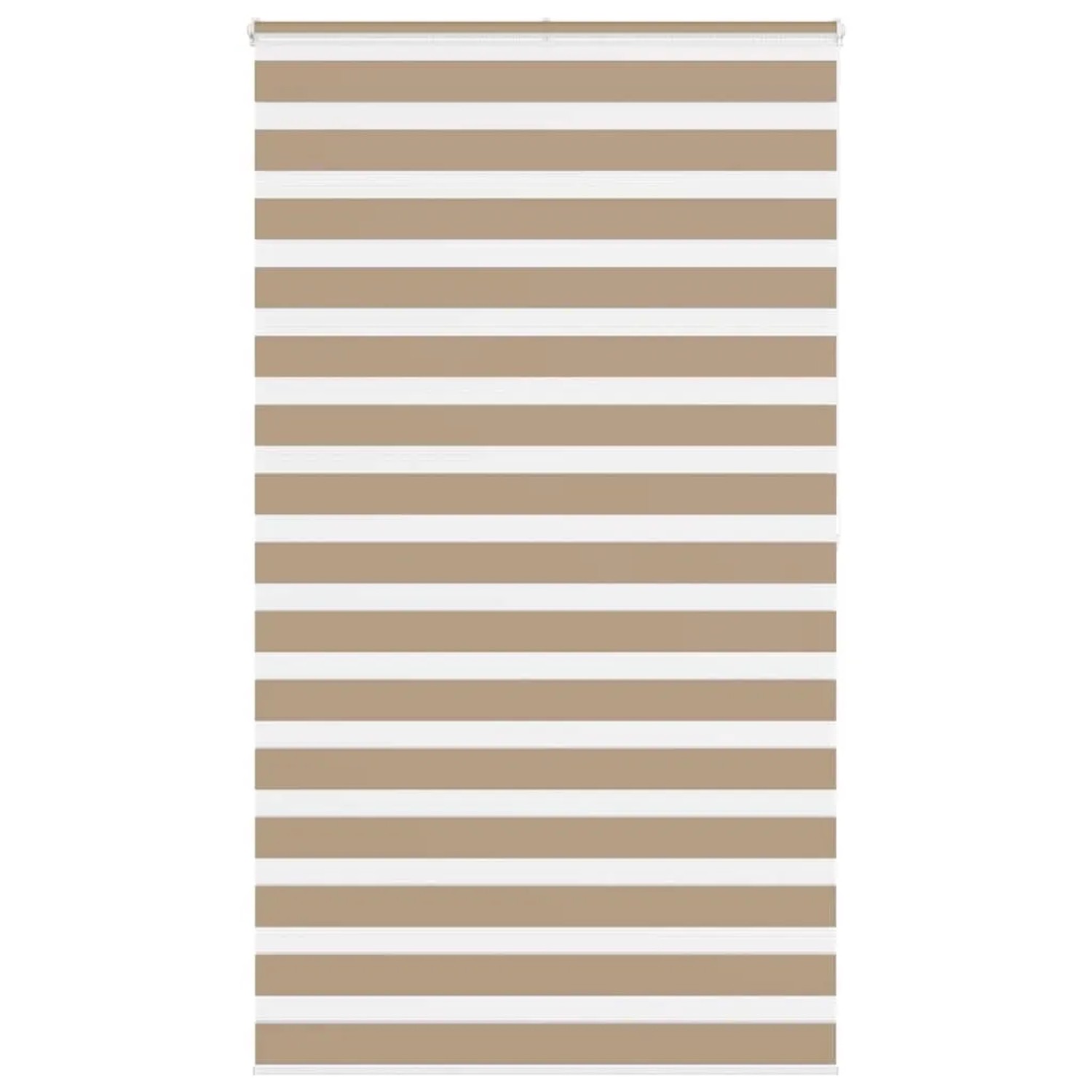 vidaXL Doppelrollo Sandbraun 135x200 cm Stoffbreite 130,9 cm Polyester 4014 günstig online kaufen