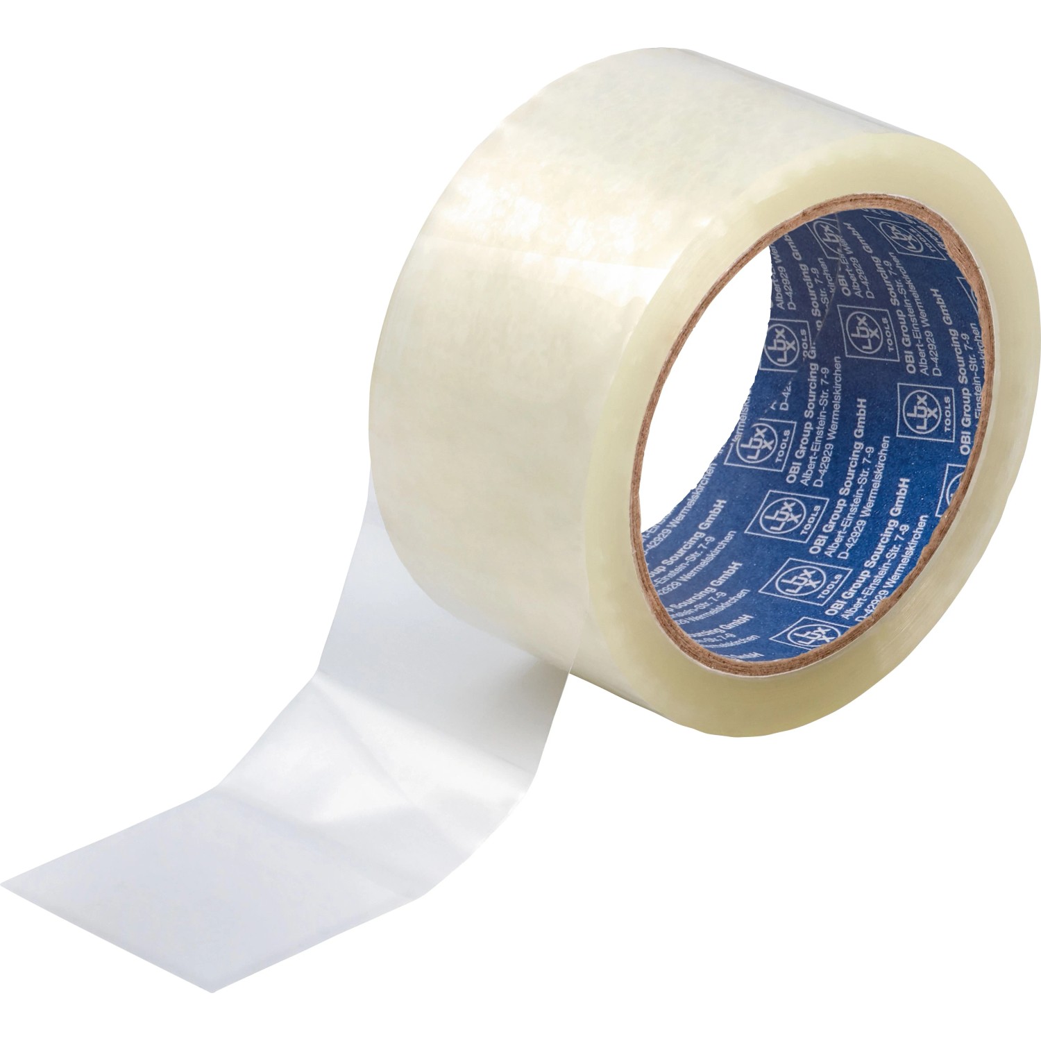 LUX-TOOLS Packband 50 mm x 66 m Transparent