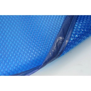 Blaue Waterman Luftpolsterabdeckung für Achtformbecken, 400µm Pool Abdeckung.