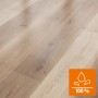 Classen Laminat 8 mm, wasserfest, Eiche hellbraun, mit Feuchtigkeitsschutz-Symbol.