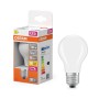 Osram E27 LED-Leuchtmittel, matt, dimmbar, Glühlampenform mit Verpackung. 3,4W, 470lm, warmweiß.