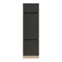 Optifit Hochschrank Noah420 in Anthrazit/Wildeiche Optik, 60x207cm, für mehr Stauraum in der Küche.