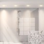 Weißer, runder SSC-LUXon LED Einbaustrahler (4W) im Badezimmer mit Dusche.