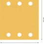 Bosch Expert Schleifblatt C470, 115x107mm, K120, 10er-Pack. Zubehör für Schwingschleifer.