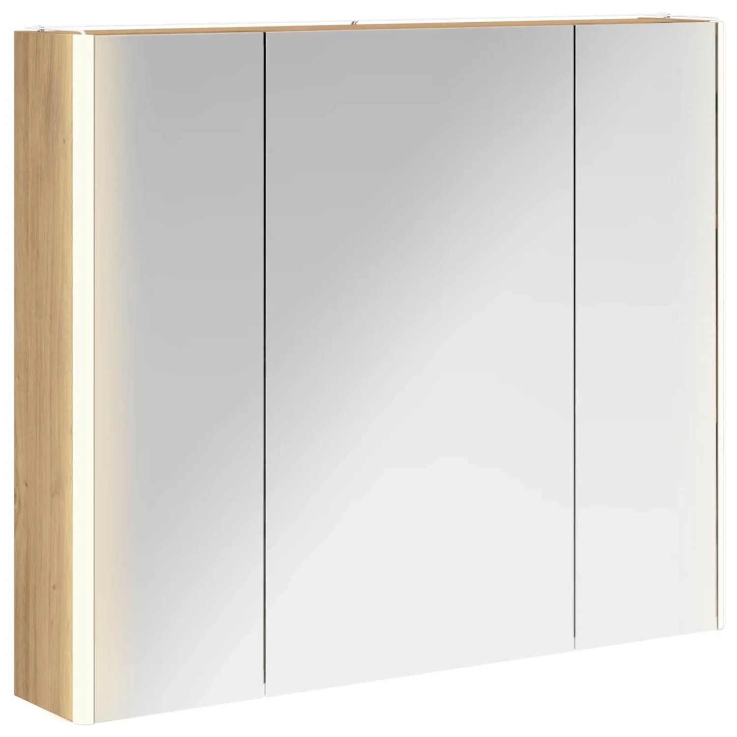 vidaXL Badezimmerspiegelschrank Kunsthandwerk Eiche 889270