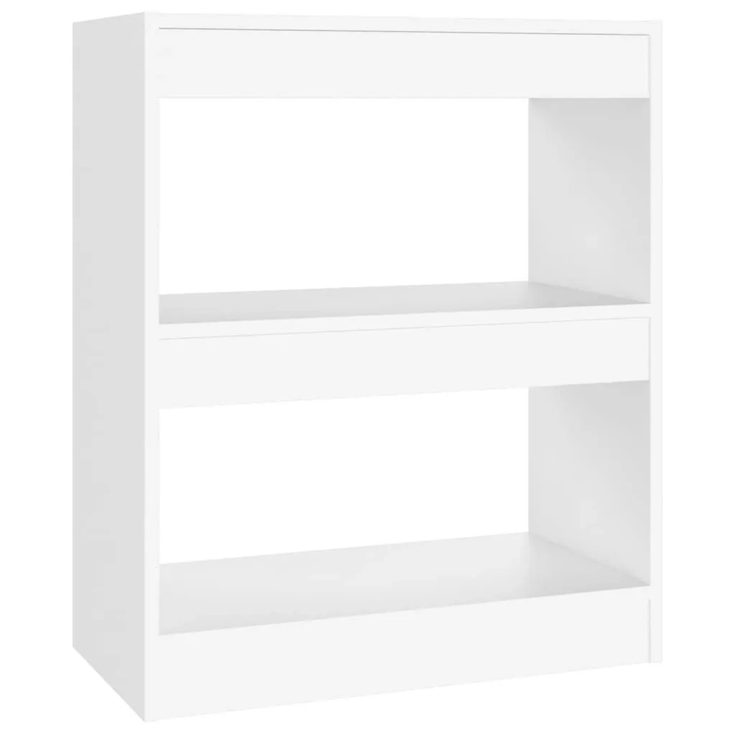 vidaXL Bücherregal/Raumteiler Weiß 60x30x72 cm 811646 günstig online kaufen