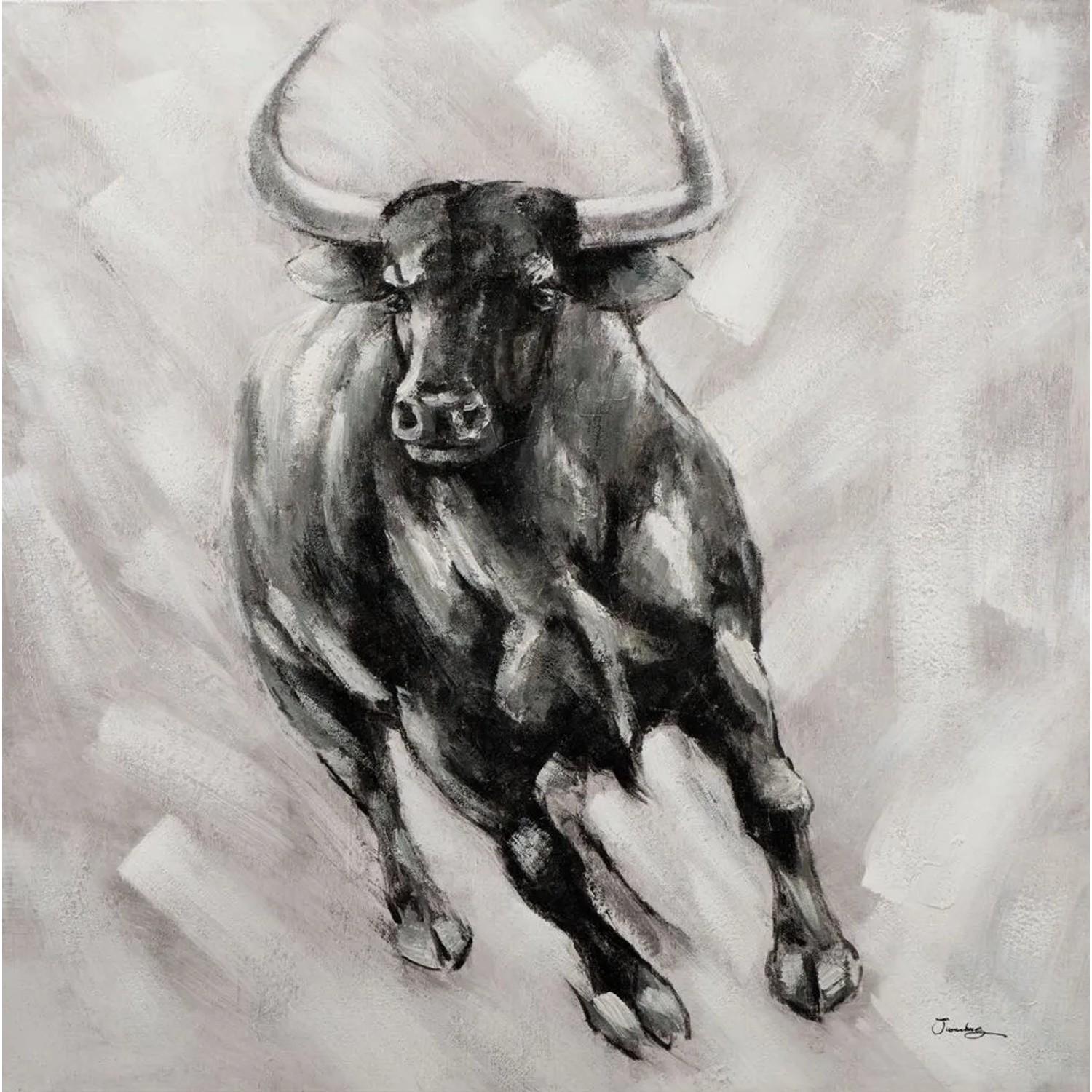 Art Universe Leinwandbild El Toro 115 x 115 cm