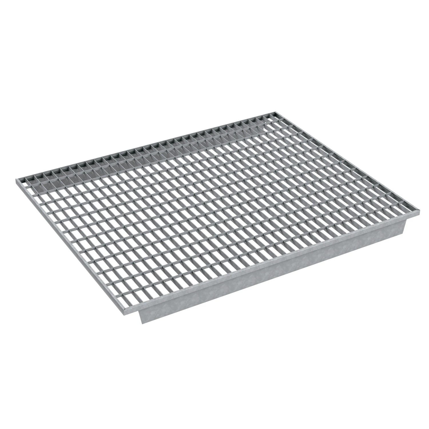FeNau Fachbodenmodul Maße 880x1000x20 mm Last 800 kg S235JR Im Vollbad Feuerverzinkt