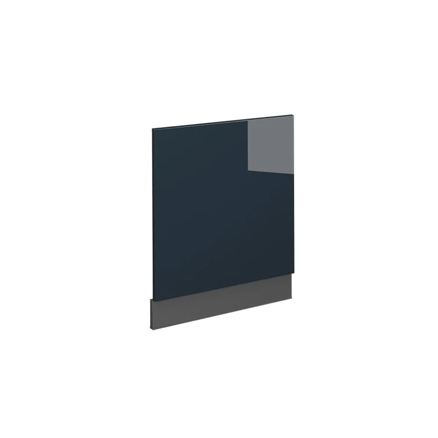 Vicco Frontblende Fame-Line Geschirrspüler Fronttür DunkelBlau Hochglanz 60 cm