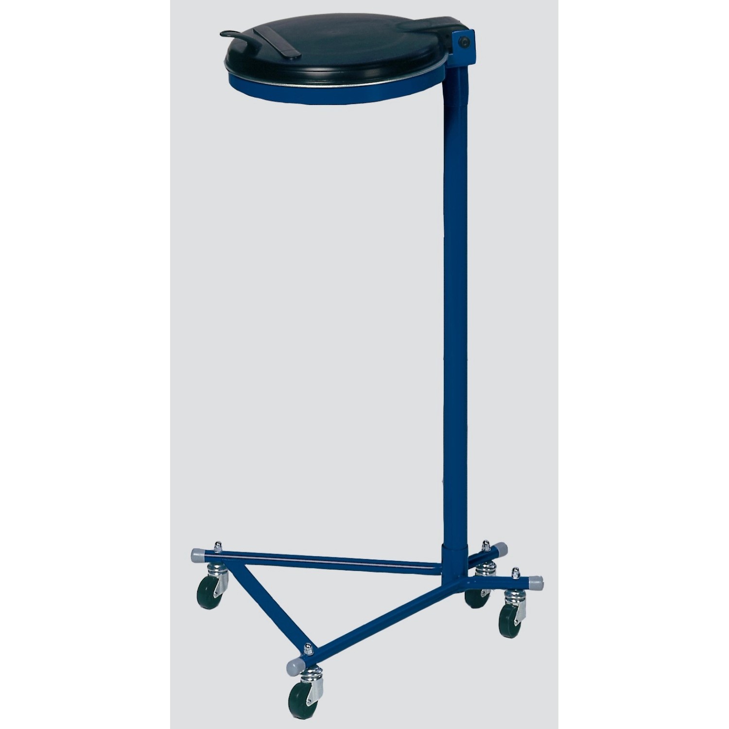 PROREGAL Robuster Einzel Abfallsammler Mit Kunststoff Deckel Mit 4 Rollen 3 günstig online kaufen