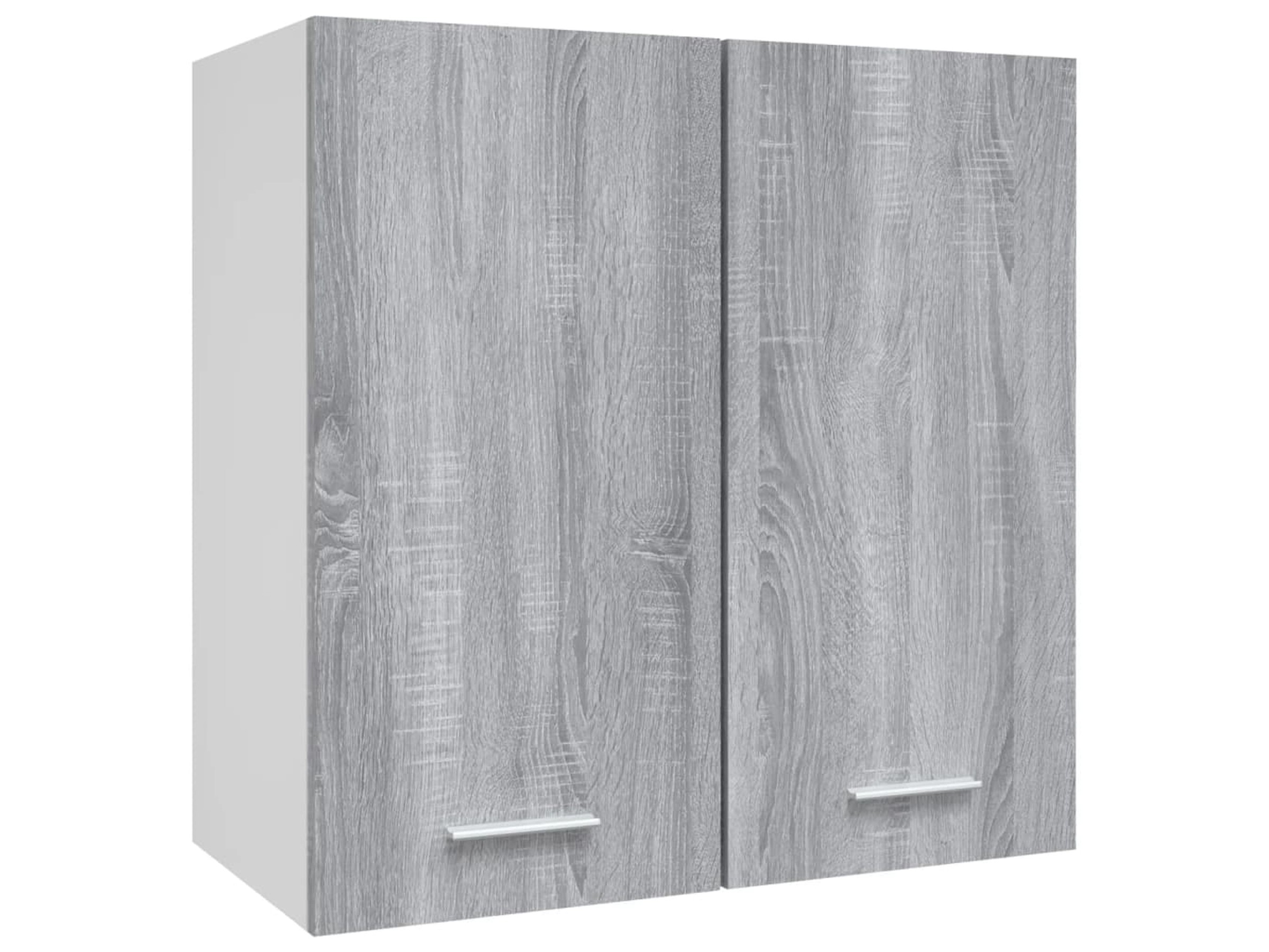 Hängeschrank 60x31x40 Cm – Küchenschrank Aus Holzwerkstoff, Grau Sonoma | Mit Klapptür, Für Wandmontage