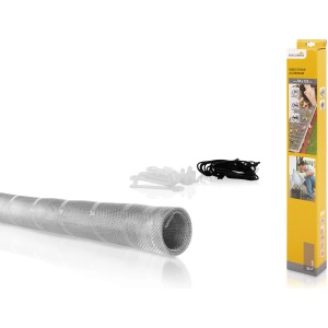 Schellenberg Lichtschachtabdeckung Rolle, 50x125cm, Aluminium, mit Befestigungsmaterial und Verpackung.