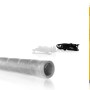 Schellenberg Lichtschachtabdeckung Rolle, 50x125cm, Aluminium, mit Befestigungsmaterial und Verpackung.