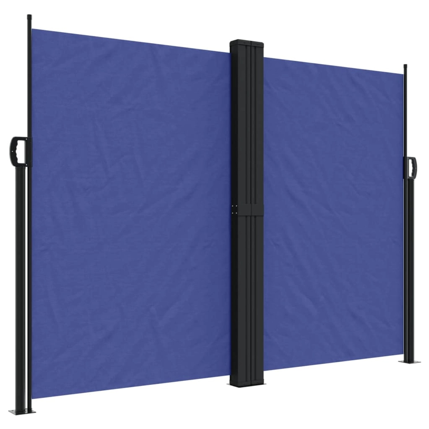 furnicato Seitenmarkise Ausziehbar Blau 180x1200 cm günstig online kaufen