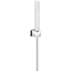 Grohe Euphoria Cube Stick Wandhalter-Set mit Handbrause und Brauseschlauch, Chrom.