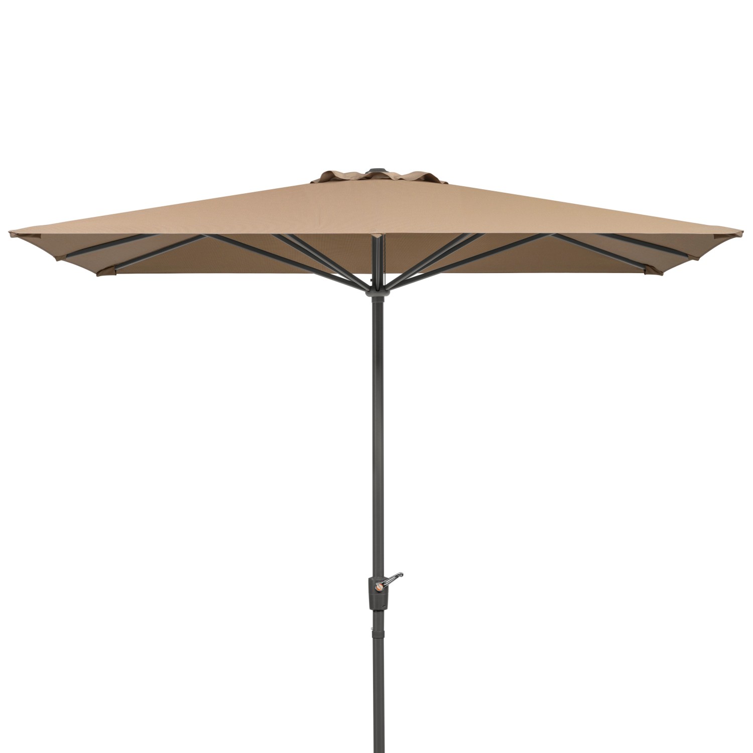 Schneider Marktschirm 270 cm x 270 cm Natur mit Kurbelmechanik günstig online kaufen