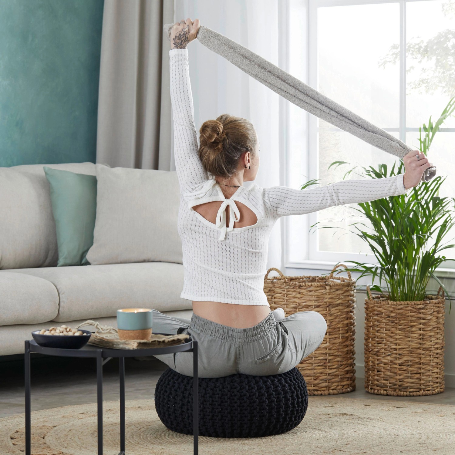 Modern Living Handtuch Melanie in Grau ca. 50x100cm_4