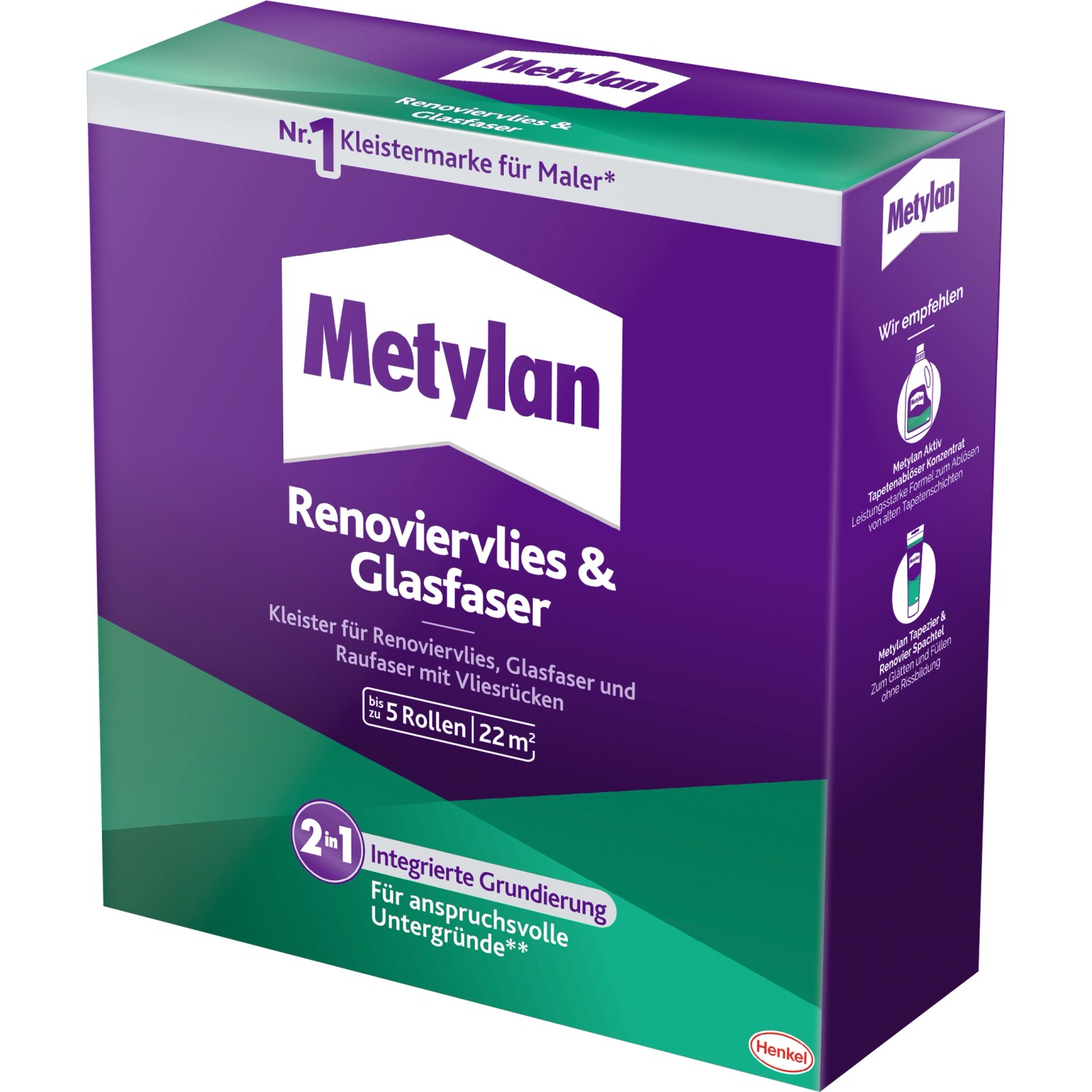 Metylan Tapetenkleister Renoviervlies & Glasfaser 500 g Transparent