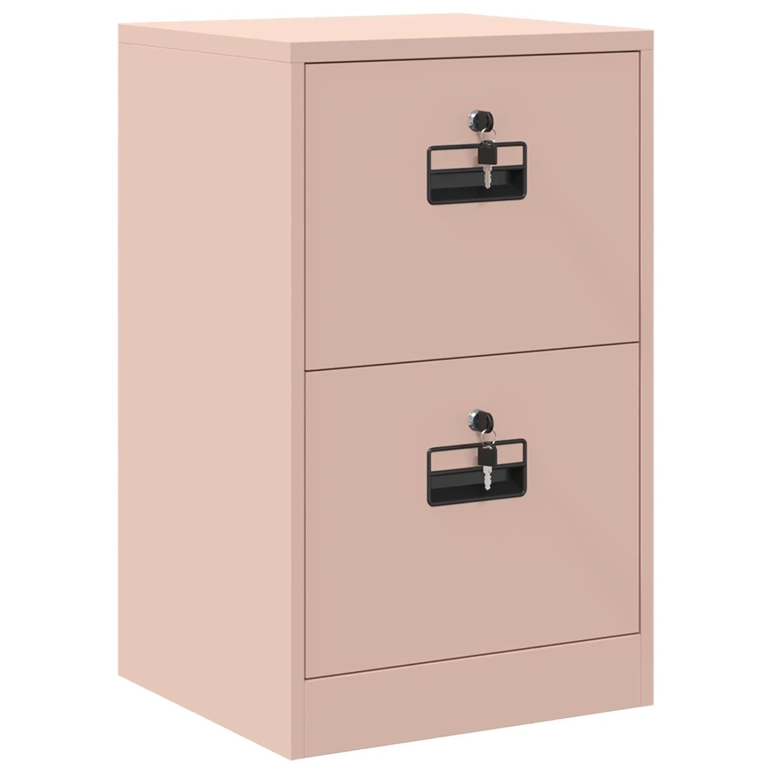 vidaXL Aktenschrank Rosa 45,5 x 42 x 74,5 cm Kaltgewalzter Stahl 891611