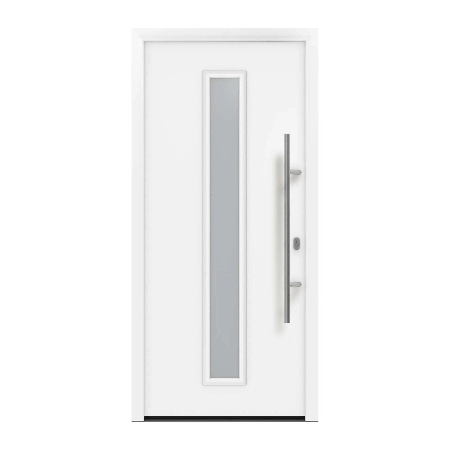 EcoStar Haustür Isopro IP 020S Verkehrsweiß 110 cm x 210 cm DIN R günstig online kaufen