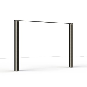 Siena Garden Vorhang mit Insektenschutz für Schattenmanufaktur, anthrazit, 300x210cm.