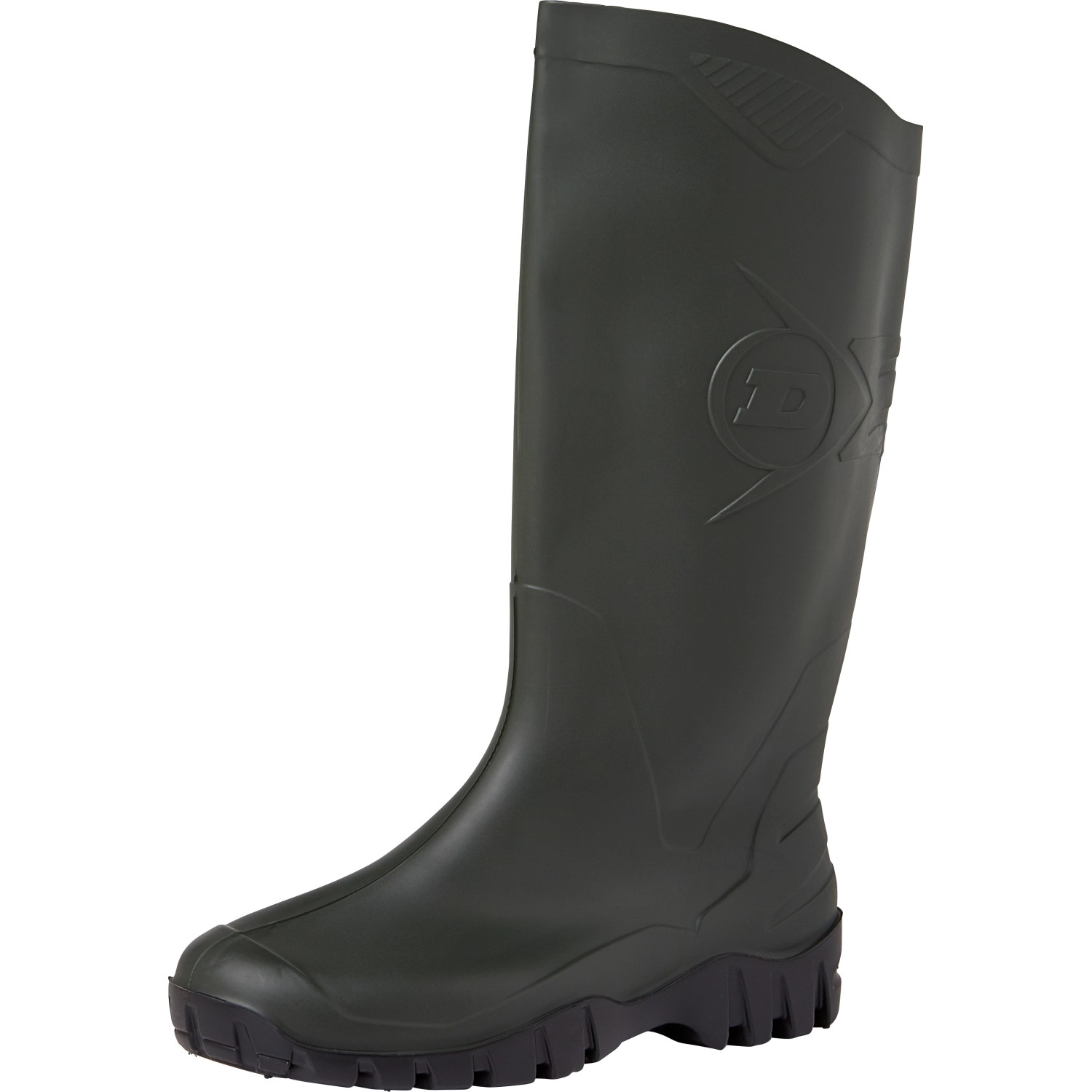 Dunlop Gummistiefel 43 Dunlop Herren-Schachtstiefel PVC Grün